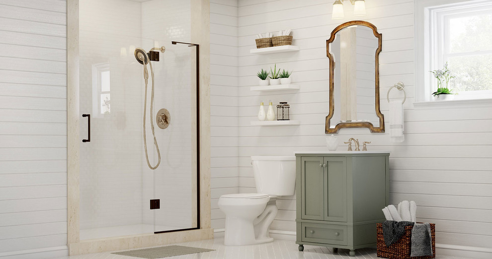 Bathroom - transitional bathroom idea