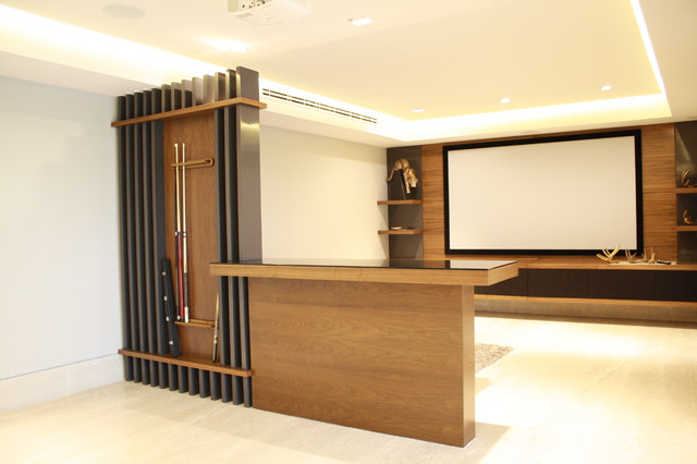 Partition contemporary-home-bar