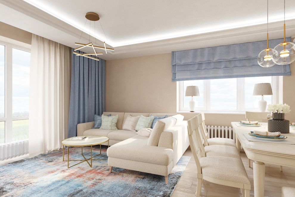 Проект квартиры "Голубая нега"