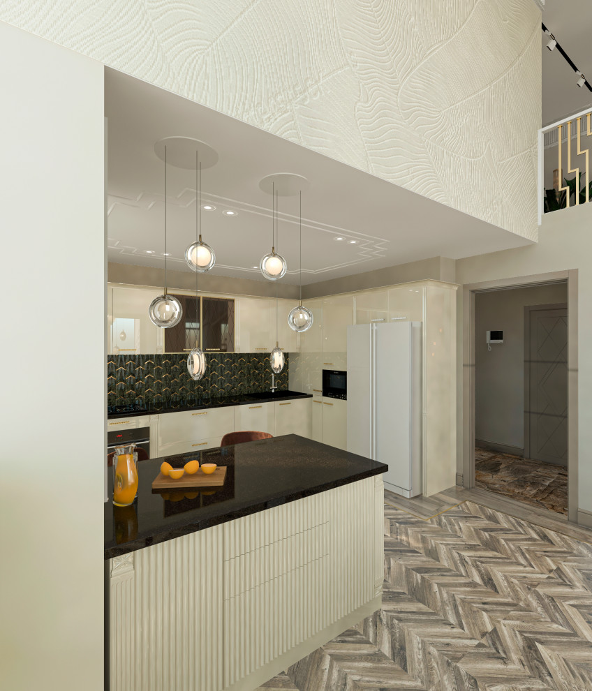 Двухуровневая квартира "Золотые блики" г.Москва