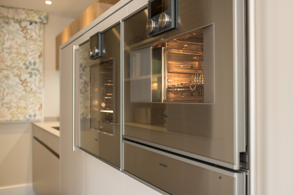 Modern kitchen in Gloucestershire.