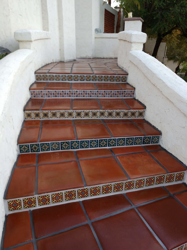 Outdoor Masonry Steps and Windows