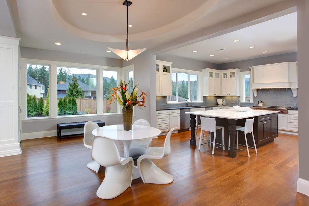 Inspiration for a transitional kitchen remodel in Seattle