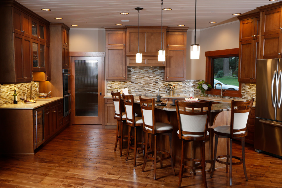 Kitchen - rustic kitchen idea in Seattle