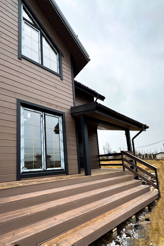 Строительство дома по Каркасной технологии в поселке Низино Ленинградской област