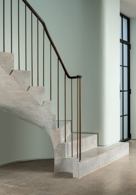 Transitional Staircase nyklassisk-trappe