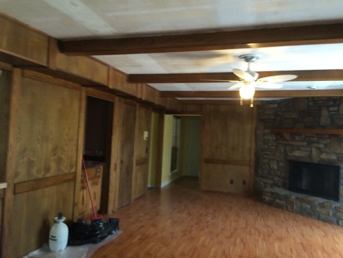 1978 Called What To Do With Wood Paneling I Actually Like It And Think Might Not Seem So Dark Once We Paint The Paneling Here Are Pictures They Were Taken Prior To Ceilings Being Finished