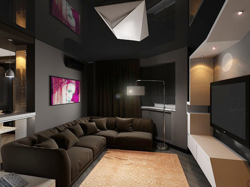 "Черная квартира холостяка"