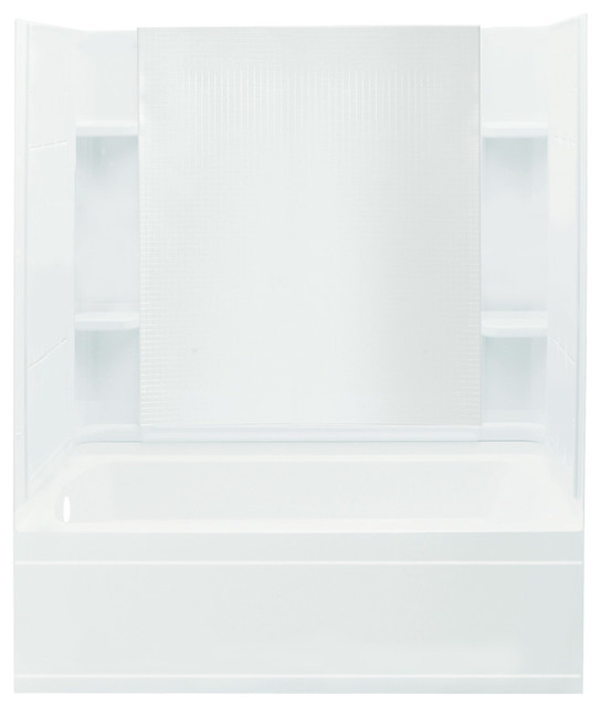 Sterling Accord 74"x32"x60" Vikrell Tub/Shower, 32"x60"x74