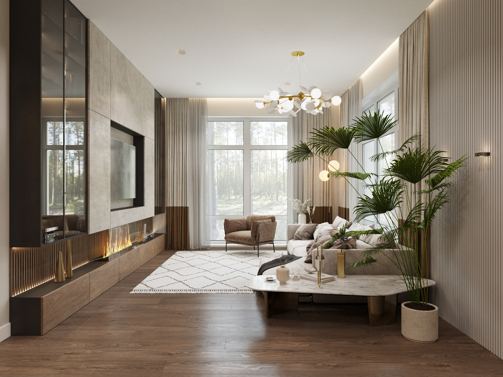 Гостиная / 1 этаж