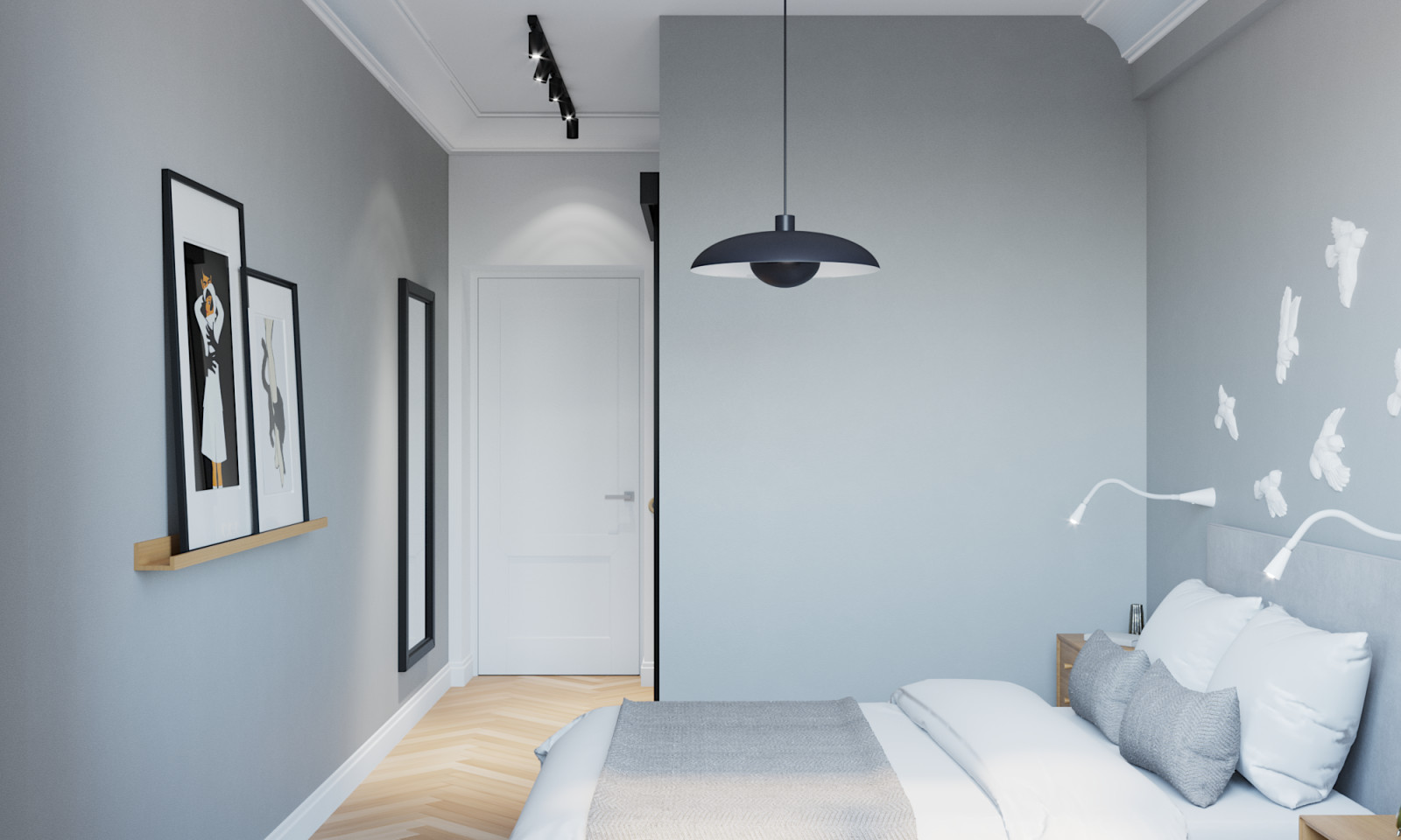 Квартира в сталинке (Спальня)