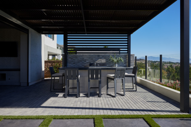 Porter Ranch trendy-hus-og-facade