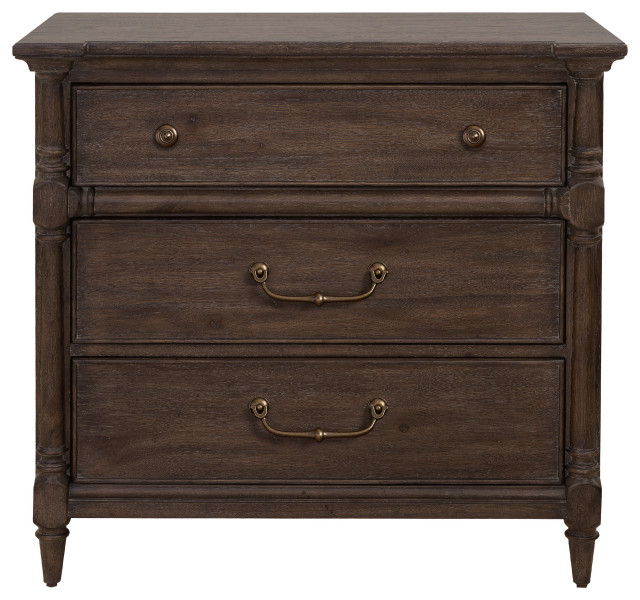 Revival Row 3Drawer Bachelor's Chest Traditional Accent Chests And