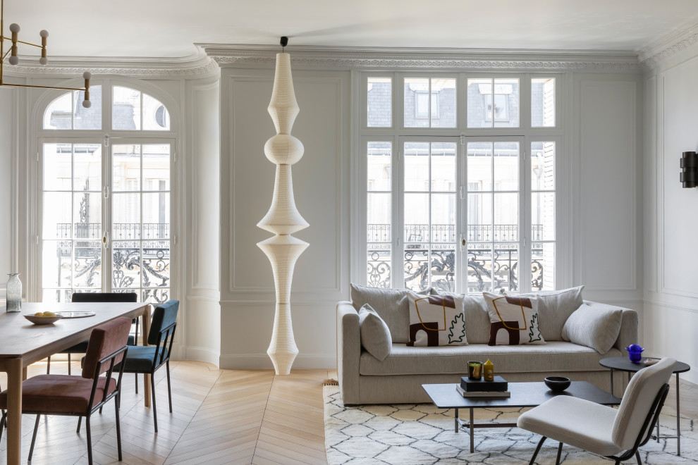 Edmond-About - Rénovation d'un appartement Haussmannien - Contemporary ...