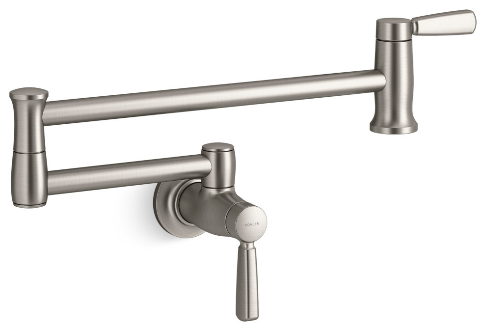 Kohler K35744 Traditional WallMount Pot Filler Faucet Transitional