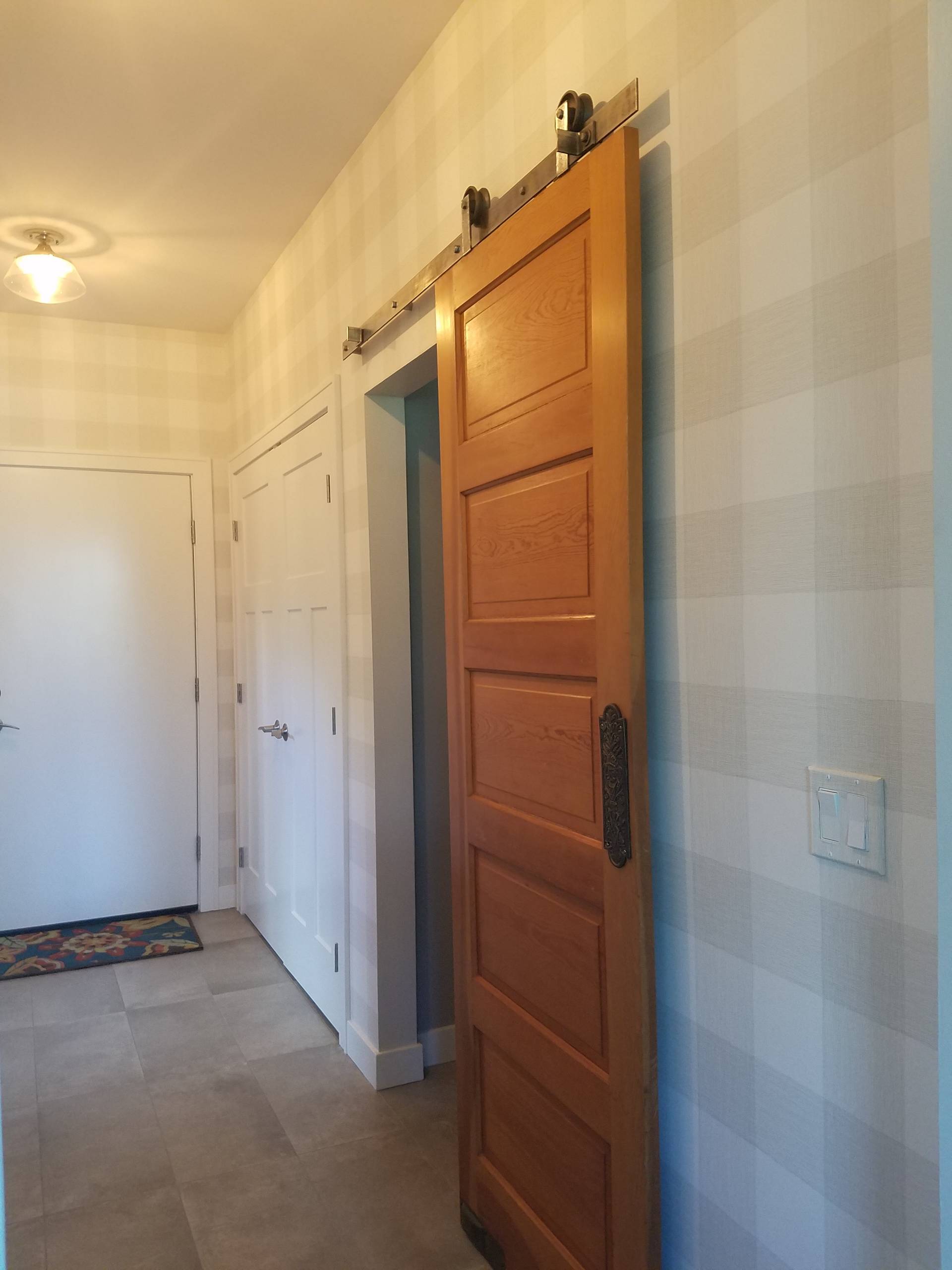 Wallpaper Install: Back Entry