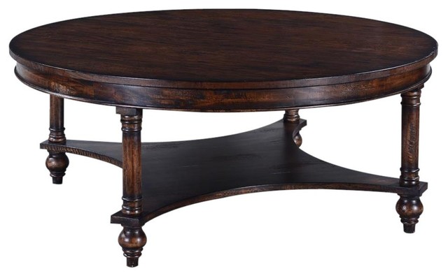 Coffee Table Glenbrook Old World, Lower Round Coffee Table