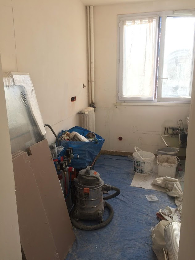 CUISINE: rénovation complète de cette pièce de 9m2