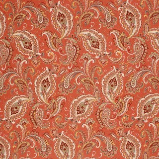 Kenilworth Paisley Russet Fabric - Mediterranean - Drapery Fabric - by ...