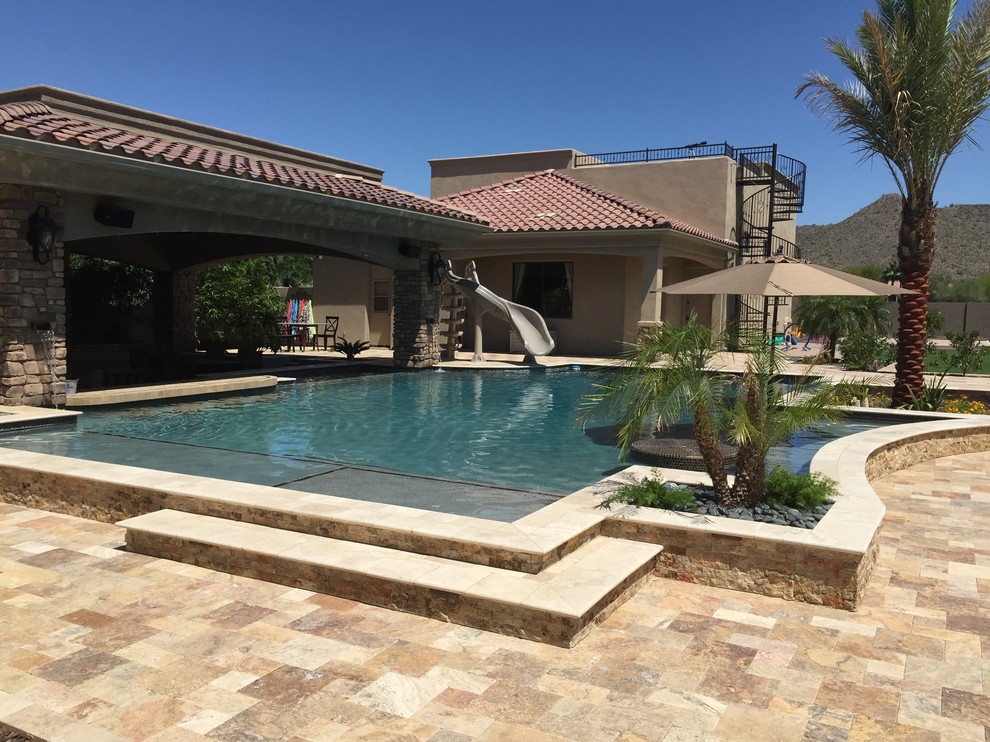 Inspiration for a transitional pool in Phoenix.