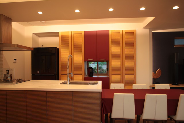 F邸 moderno-cocina
