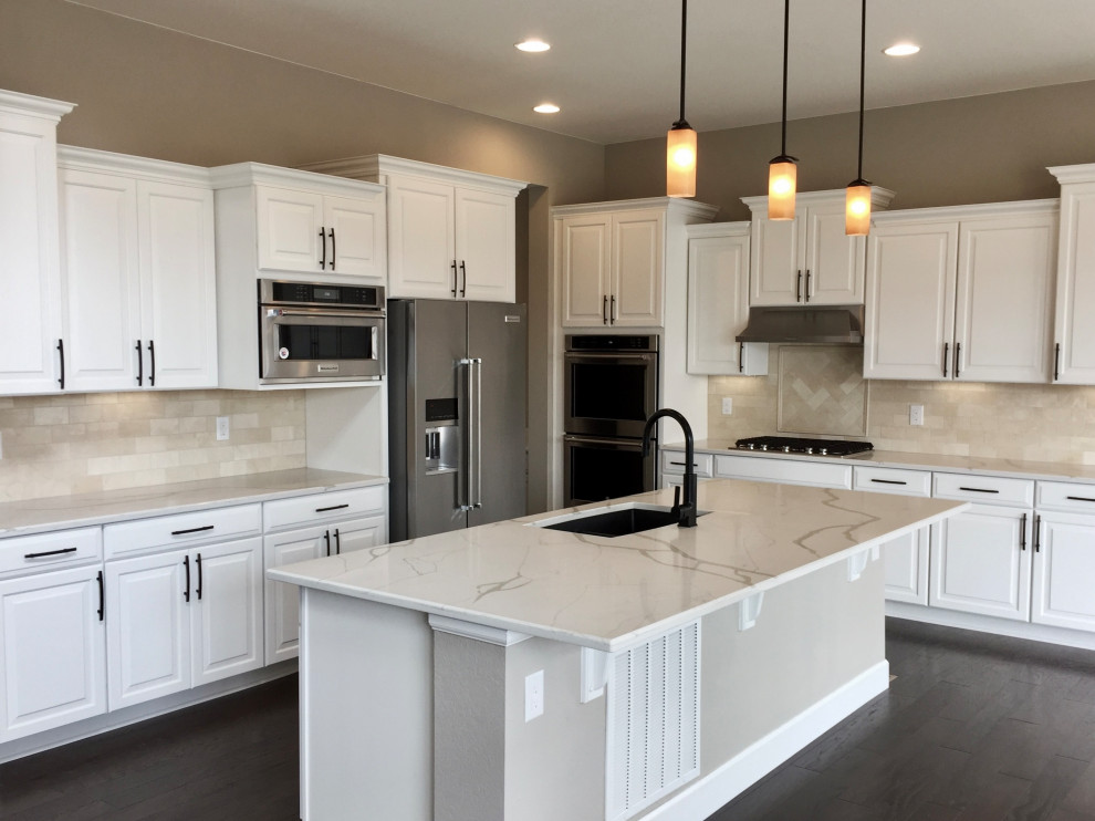 Inspiration for a transitional kitchen remodel in Denver