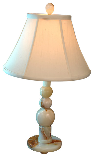 22.5" Tall Onyx Table Lamp "Ardeon", Chartreuse