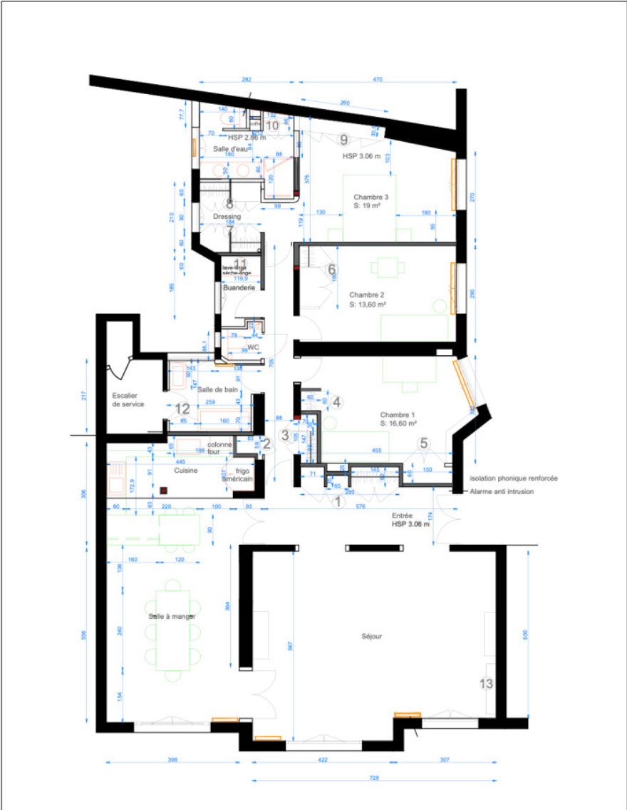 Rénovation d’un appartement haussmannien dans le 16ème arrondissement