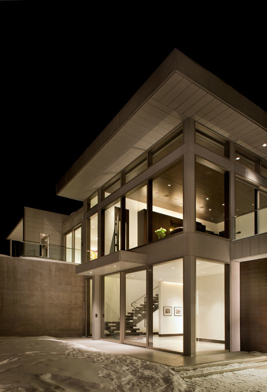 This is an example of a contemporary exterior in Denver.