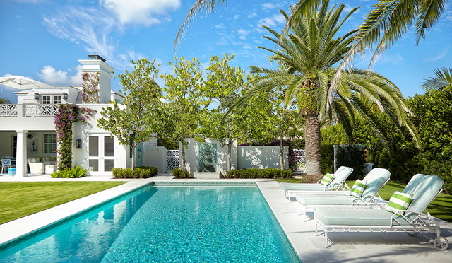 Palm Beach Georgian Estate - Traditional - Pool - Miami - by Beacon ...