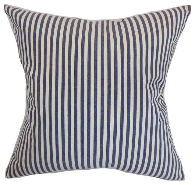 The Pillow Collection Neptune Stripes Pillow - Marine Multicolor - P18-D-32496-M