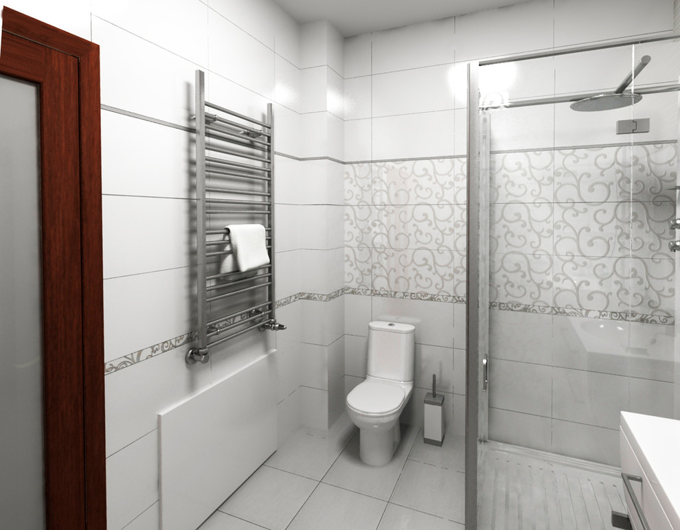 Интерьер ванны в загородном доме