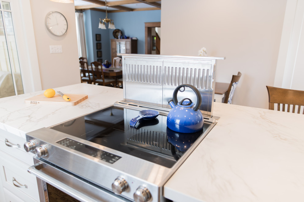 Transitional kitchen photo in Toronto