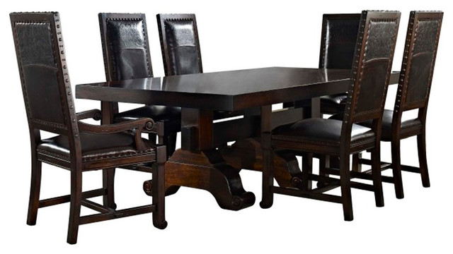 Clearwater American Furniture S Southfork 7 Piece Dining Set