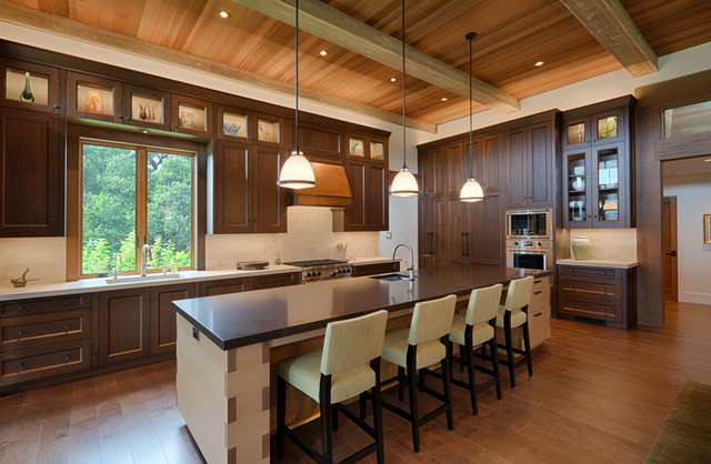 Hillside Remodel kitchen eklektisk-koekken
