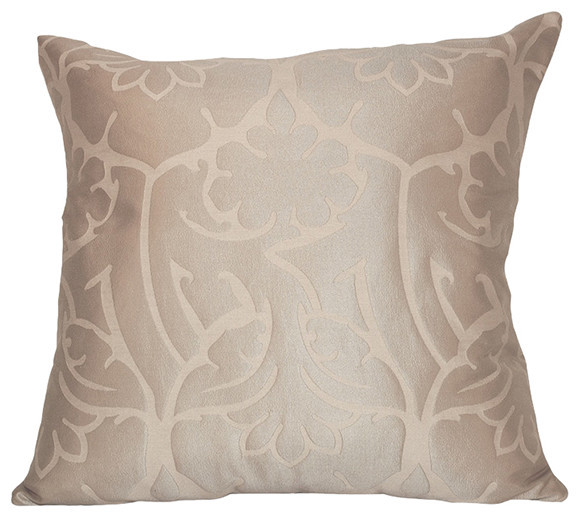 Sliver Baroque Pillow, 20x20, 20X20 - Contemporary - Decorative Pillows ...