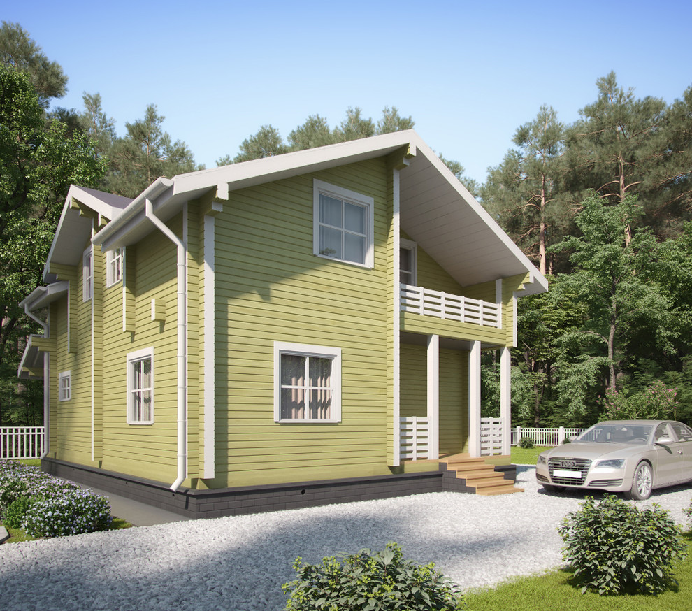 Дом из профилированного бруса "Сергиев Посад"