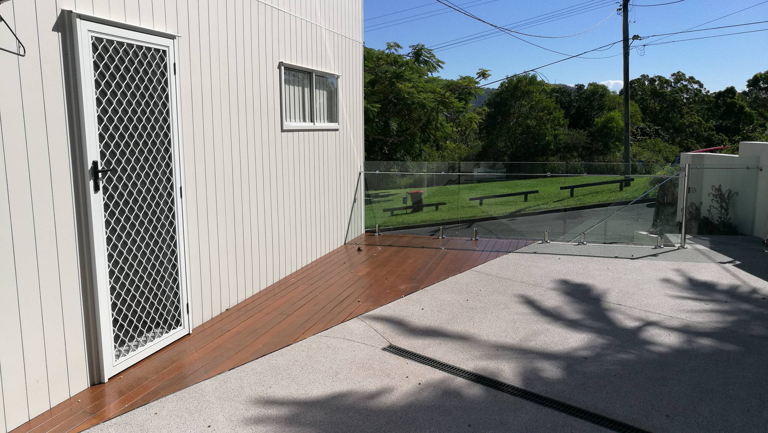 deck/paved terrace improved garden access