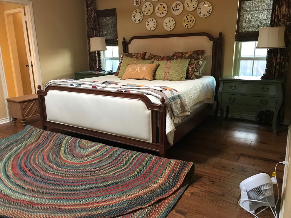 Oval rug in master bedroom - will this fit?