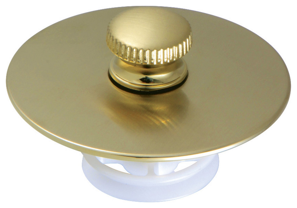 Kingston Brass DTL5304A7 Quick CoverUp Tub Stopper, Brushed Brass