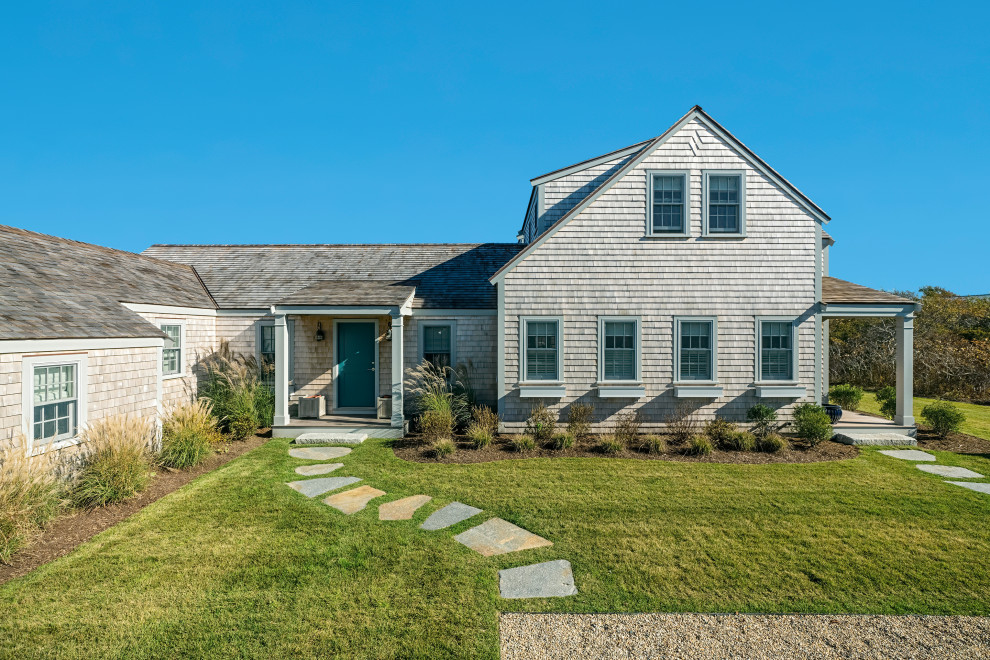 Coastal exterior home idea in Other