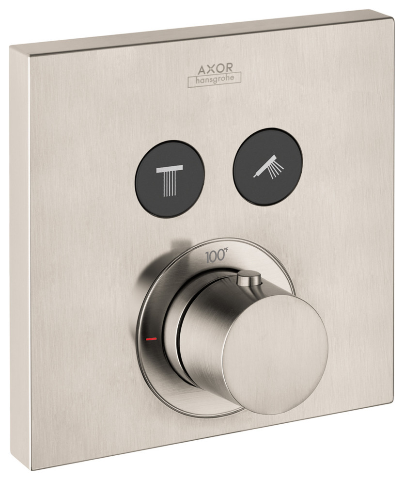 Axor Showerselect Thermostatic 2-Funct Trim Brushed Nickel