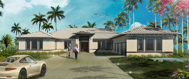 New construction/Development transitional-rendering