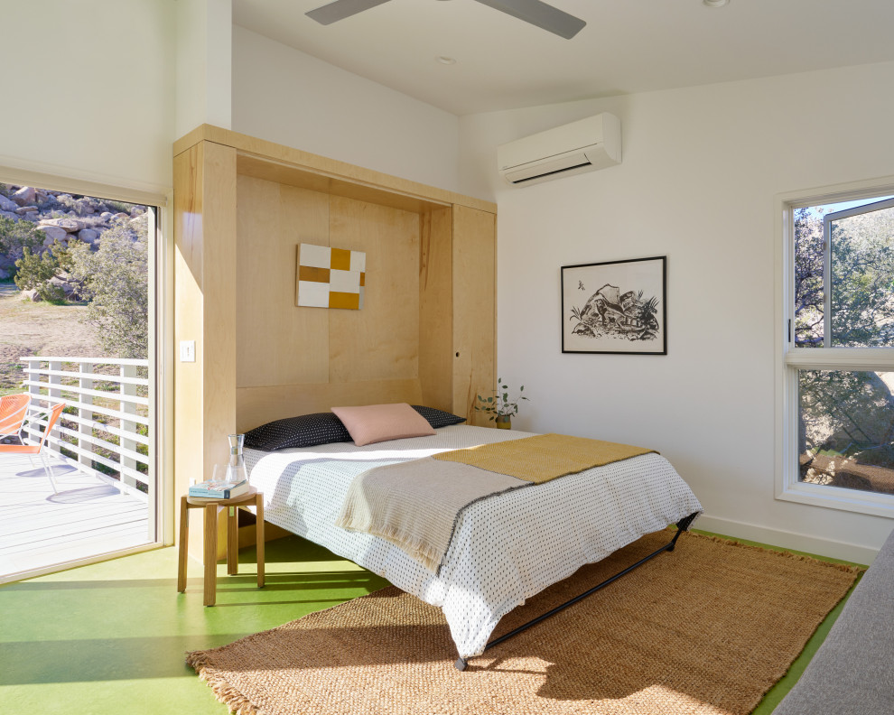 Mountain style bedroom photo in Los Angeles