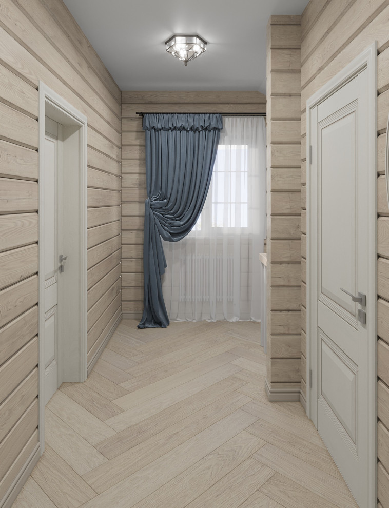 Дизайн интерьера срубного дома