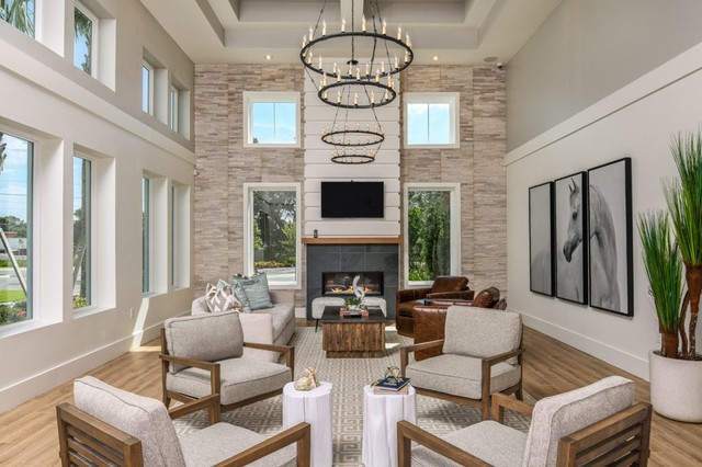 The Lenox~ A Luxury Apartment Clubhouse~ - Contemporary - Miami - by ...