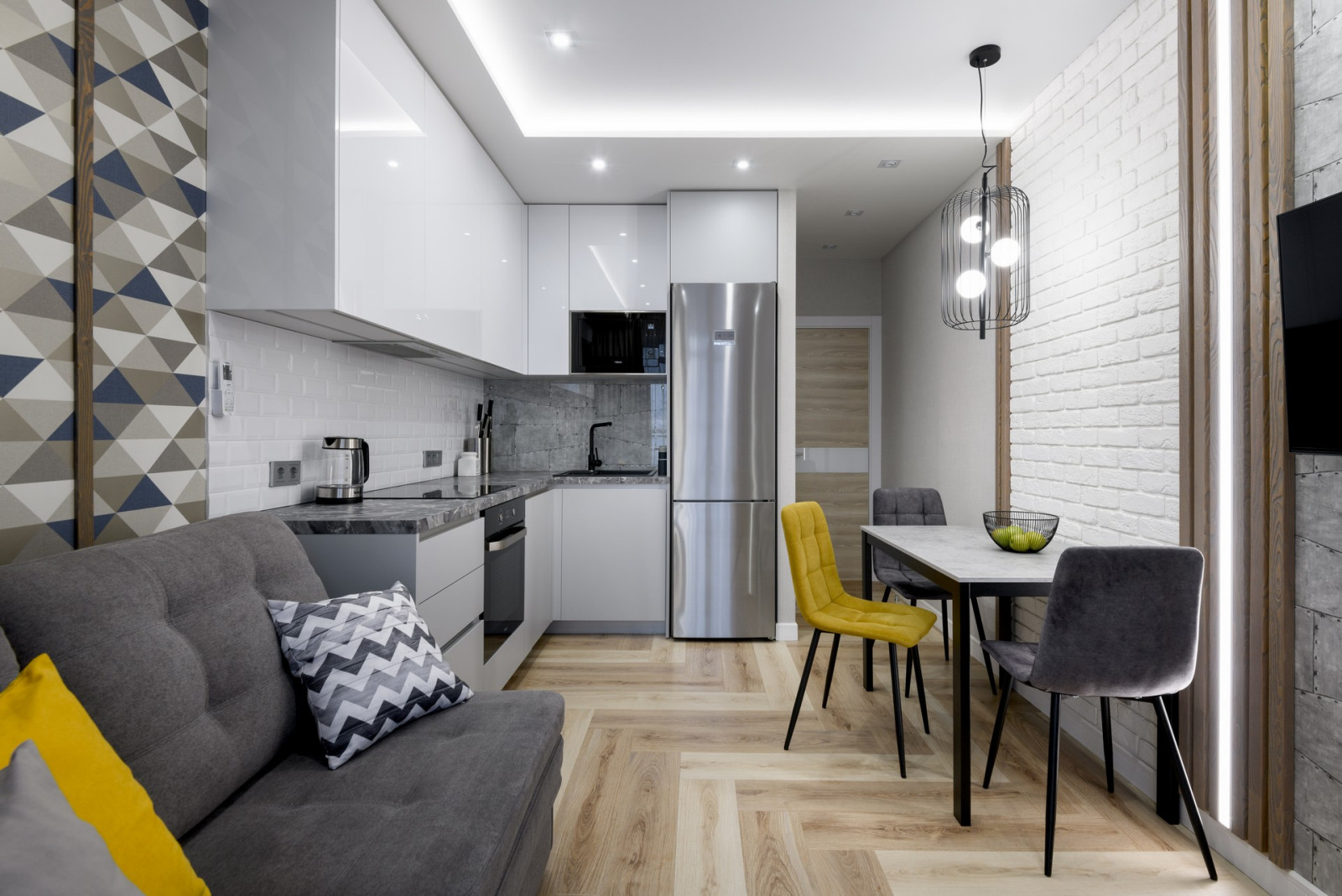 2022г. Фото квартиры 50 м2 в ЖК "Северная Корона"