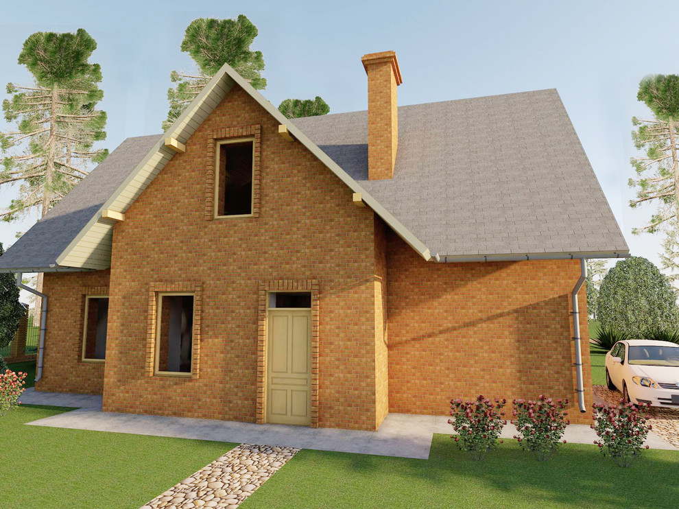 Жилой дом с мансардным этажом