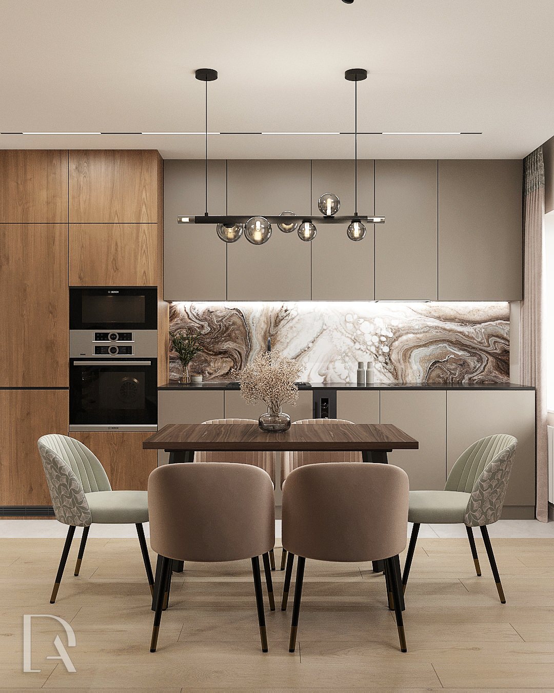 Кухня-гостиная 25,2 м2