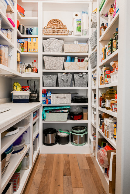 Navy & White Farmhouse Pantry - Country - Kitchen - Other - by Traci ...